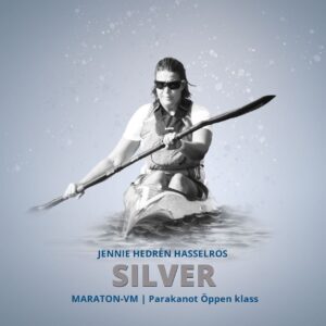 jennie tar vm silver i öppen paraklass på maraton vm